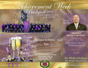 Achievement Week Flyer front